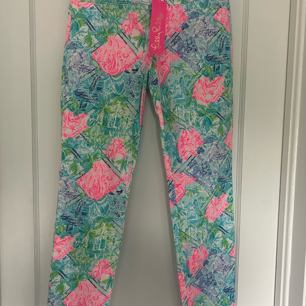 NWT Lilly Pulitzer Kelly Skinny Ankle Pants